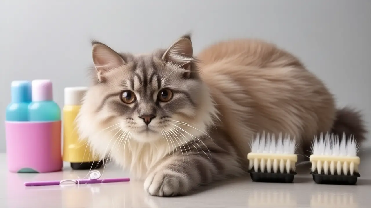 Gato persa: belleza y salud radiantes