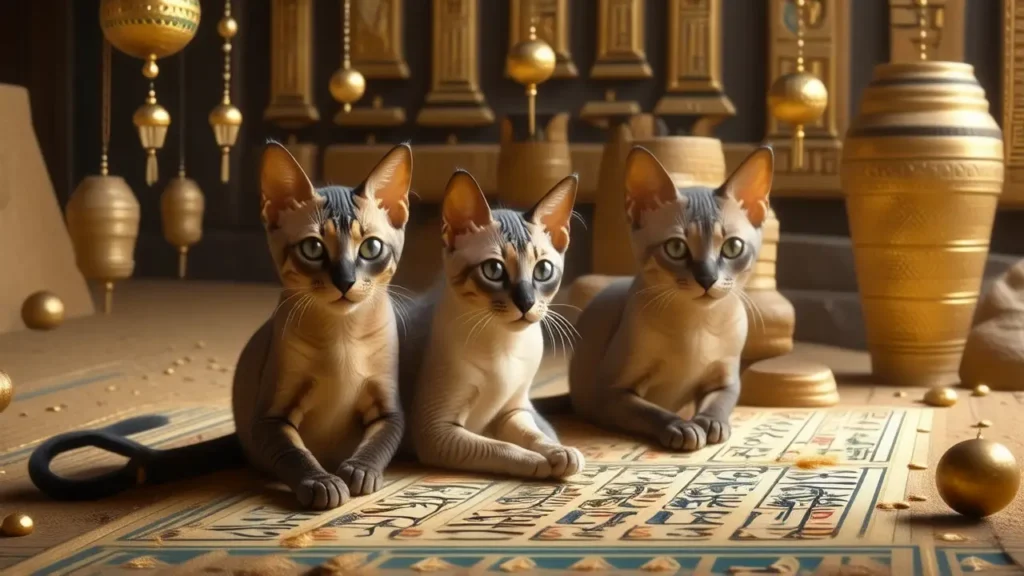Gatos egipcios antiguos